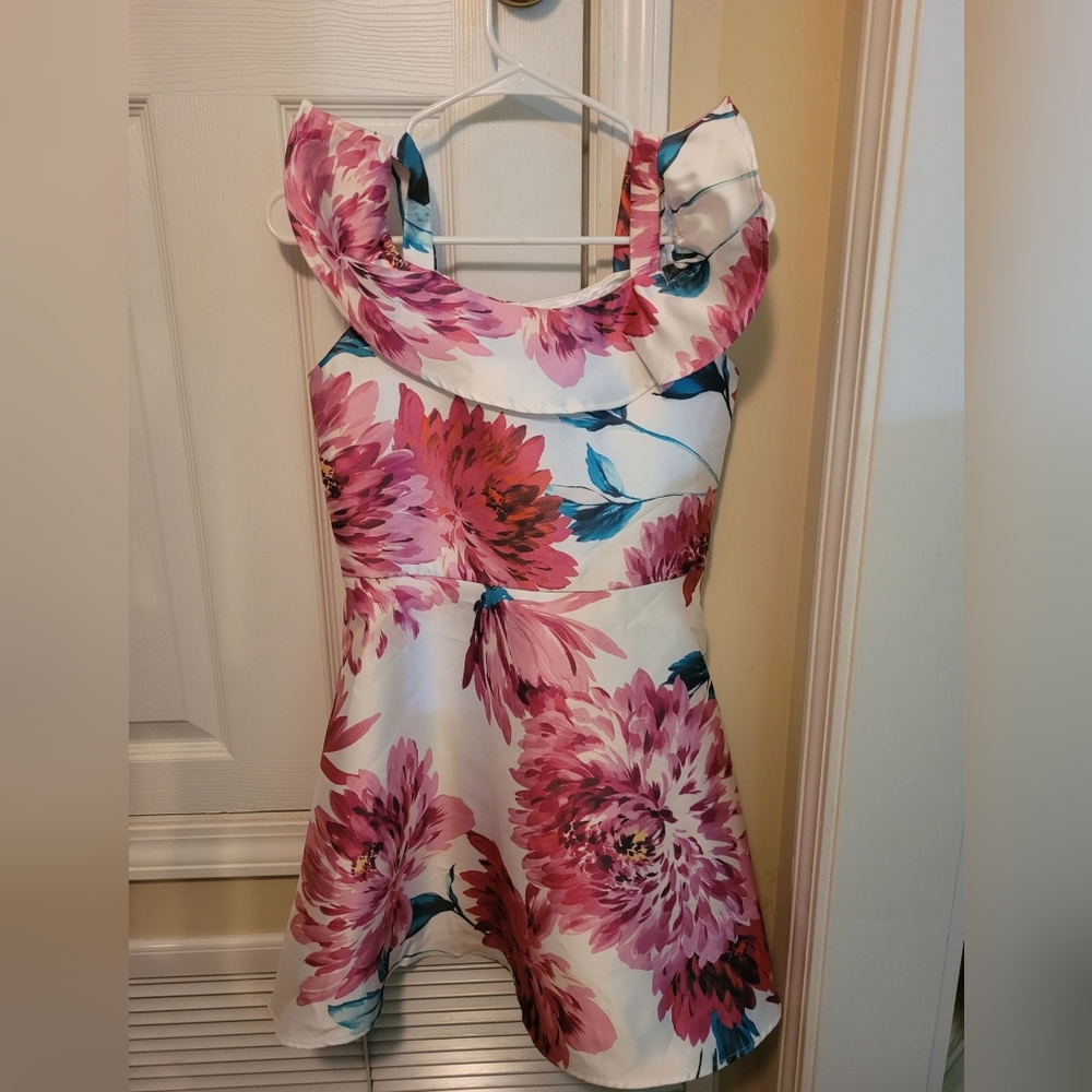 Children's Place floral dress size 14